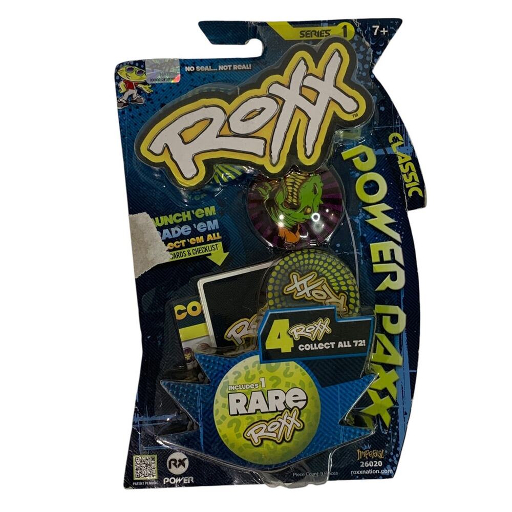 Roxx Classic Power Paxx Series One New Sealed‎ Pack of 4 One Rare